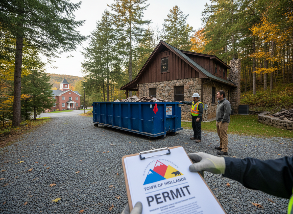 Local Permit Rules for Rolloff Dumpster Rentals in Highlands NC