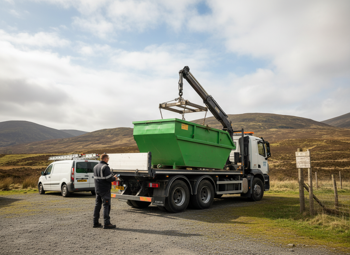 Dumpster Rental Services work by Golden Dumpster Rental Highlands in Highlands, NC