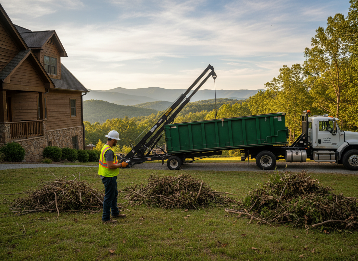 Yard Waste Dumpster Rental in Highlands